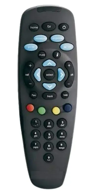 Tata Sky Remote Control Compatible with SD/HD/HD+/4K DTH Set Top Box and Work with All TV/LCD/LED