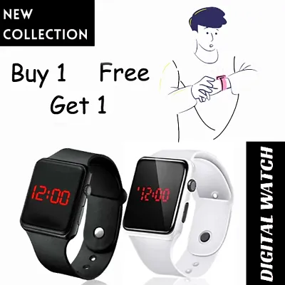 Digital Watch Combo Pack of 2 BUY 1 GET 1 FREE Most Selling Latest Trending Men