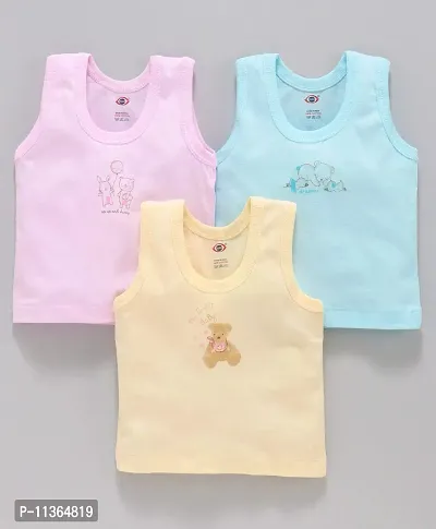 Baby Vest Baniyan Cotton Inner wear Vest for Baby Toddler Vest X 6 Assorted