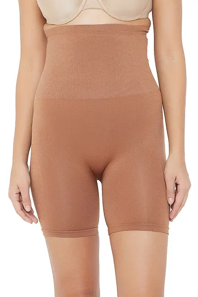 Clovia 4-In-1 Shaper - Tummy, Back, Thighs, Hips - Brown