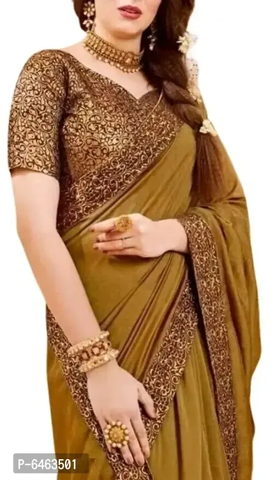 Buy heavy less design silk saree with blouse piece Online In India