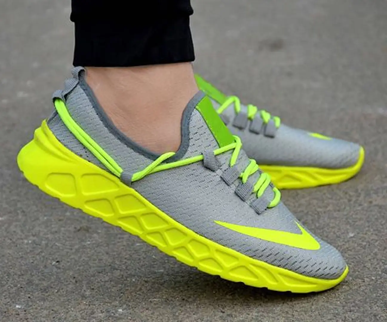 Green colour shoes store