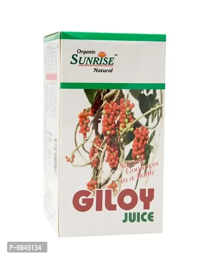 Organic Sunrise Natural Premium Quality Giloye Juice  (500 ml)-thumb0