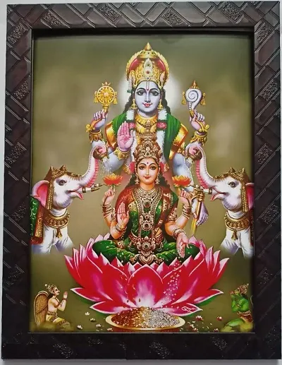 Premium Photo | Lakshmi goddess realistic on black background generative ai