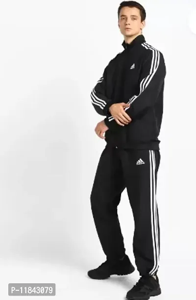 Buy Adidas tracksuit for Men Upper jacket Lower Trackpant Black