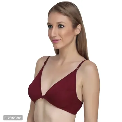 Buy Liigne Women Non Padded Bra - Made of Pure Cotton Full Coverage Non  Wired Seamless Pushup Soft Cup for T-Shirt Saree Dress Sports Garment for  Daily Use Everyday Online In India