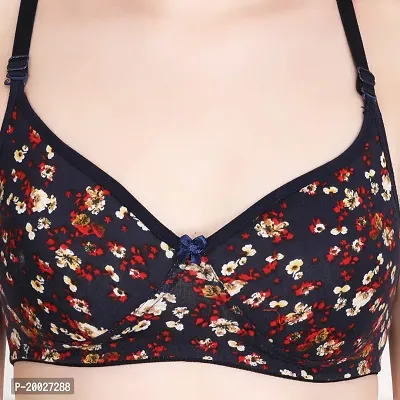 Buy Liigne Women Printed Padded Bra - Made of Pure Cotton Full Coverage Non  Wired Seamless Pushup Soft Cup for T-Shirt Saree Dress and for Everyday  Online In India At Discounted Prices