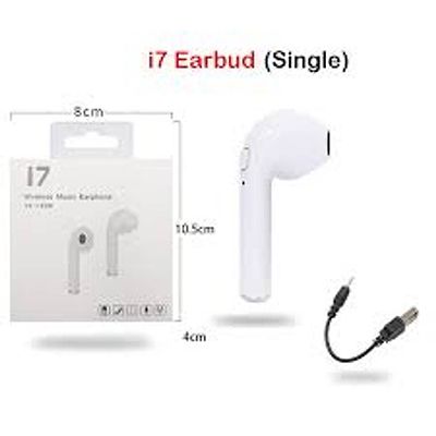 Hsj wireless i7 single bluetooth discount in the ear headphone with mic