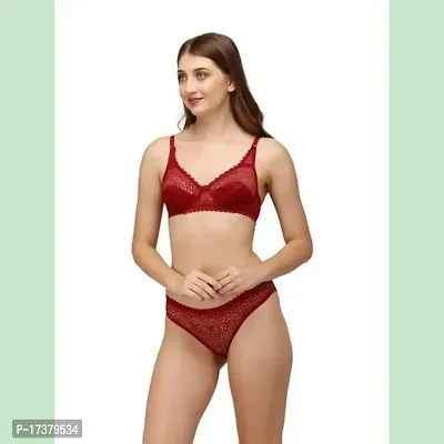 Buy Womens Bra Panty Set Lace Push Up Underwired Solid Lingerie Set Baby  Doll Bikini Set for Women Lingerie Set for Women Girls Pack of 2 Online In  India At Discounted Prices