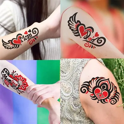 Buy Infinite Tattoo , Mom Dad Tattoo Combo and Best Populer design Tattoo  Combo Waterproof Men and Women Temporary body Body Tattoo Online In India  At Discounted Prices