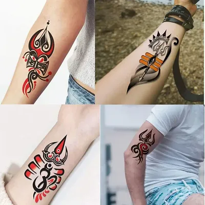 voorkoms Har har Mahadev Lord Shiva Tattoo Temporary Tattoo Stickers For  Male And Female - Price in India, Buy voorkoms Har har Mahadev Lord Shiva  Tattoo Temporary Tattoo Stickers For Male And