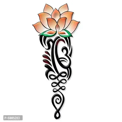 Buy Feminine and Floral Design for Chik Tattoo Tattoo. Instant Download of  Stencil Tattoo Design Online in India - Etsy