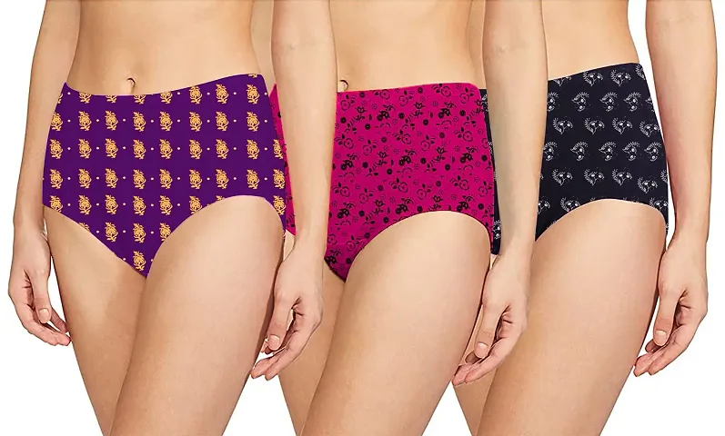 Buy Fshway Women's Cotton Spandex High Waist Tummy Control Panty