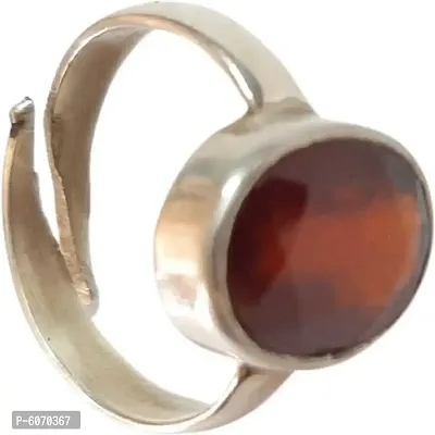 JEMSKART 9.00 Ratti Natural Gomed Stone Astrological Gold Ring Adjustable Gomed  Hessonite Astrological Gemstone for Men and Women {Lab - Tested} :  Amazon.in: Fashion