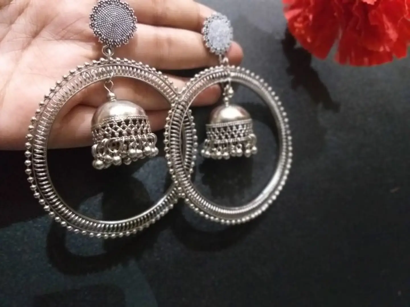 Punjabi clearance earrings silver