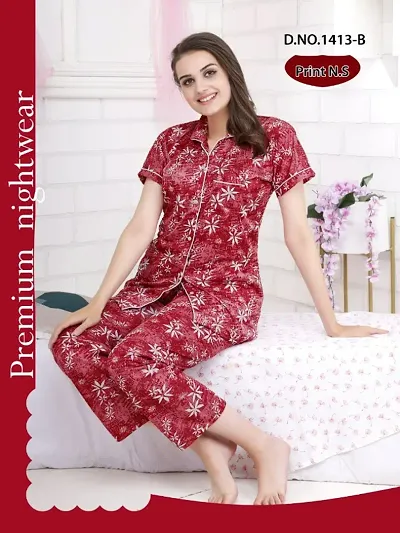 Fancy night suit for ladies new arrivals