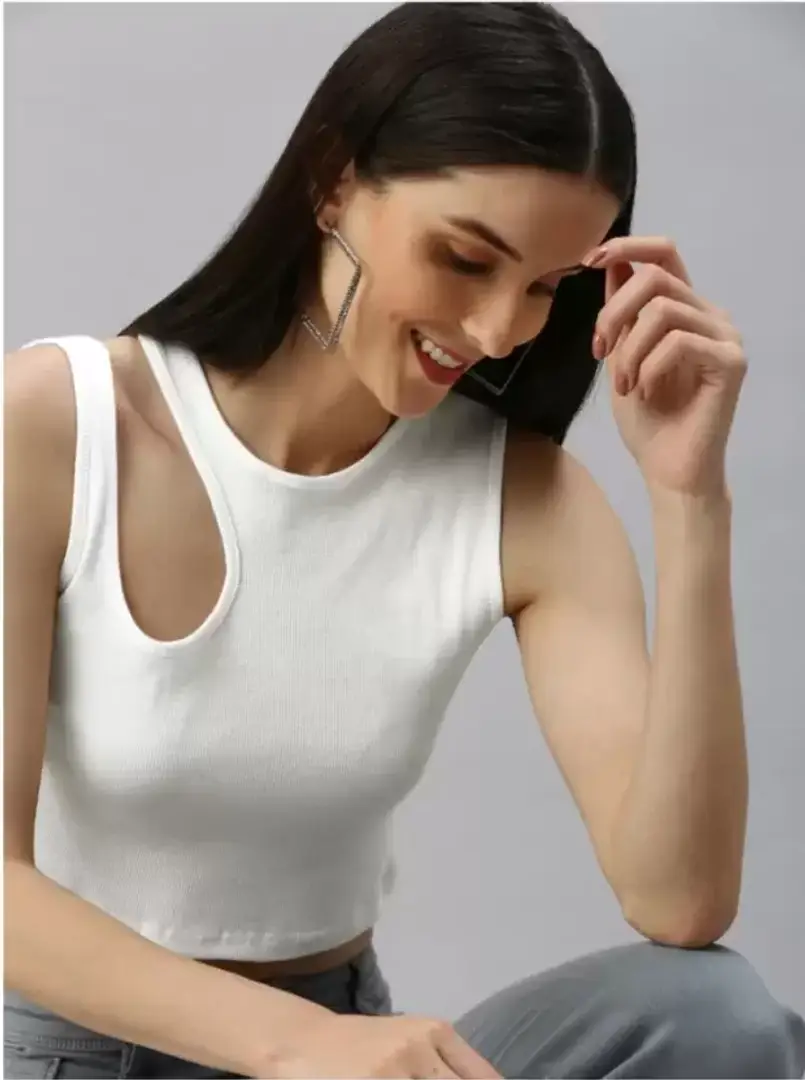 Shoulder cut top for girls shop