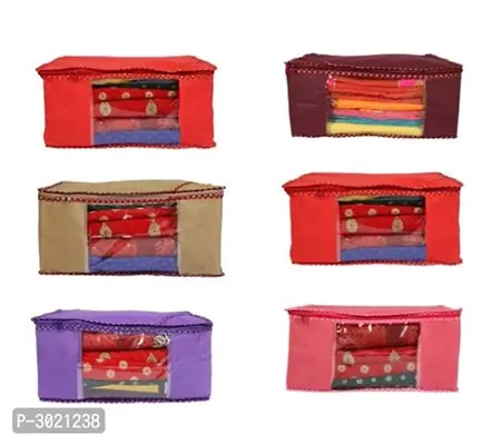 Buy Ganpati Bags Non Woven Single Saree Cover (Pack of 3) Online at Low  Prices in India - Amazon.in