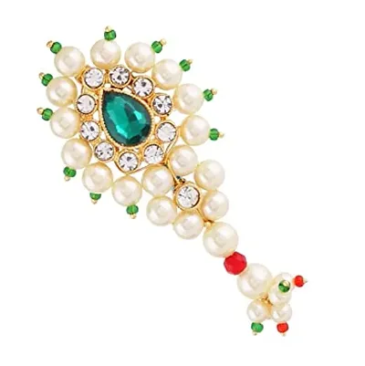 Vama Fashions Maharashtrian Jewellery Peshwai Nath Big Safety Saree Pin for Nauvari  Saree Sadi Brooch Price in India - Buy Vama Fashions Maharashtrian Jewellery  Peshwai Nath Big Safety Saree Pin for Nauvari