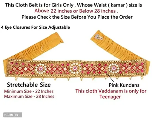 Buy Stylish Pink Cloth Kamar Belt Zardosi Work Kamarpatta