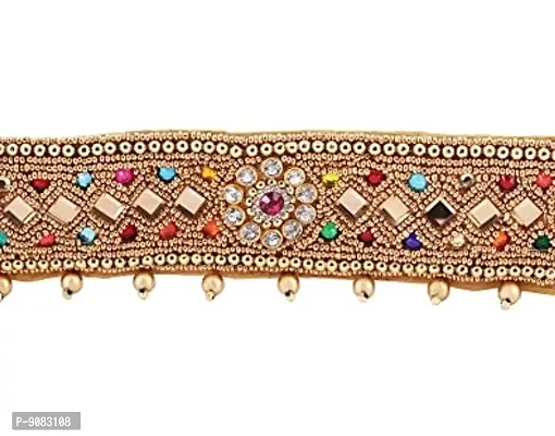 Buy THANU'S CRAFT Jewellery stretchable embroidery Cloth Kamarband Hip belt  multicolour waist belt Vaddanam for women Saree Online at Best Prices in  India - JioMart.