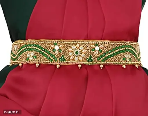 Buy Embellished Silk Waist Belt saree belt at Amazon.in