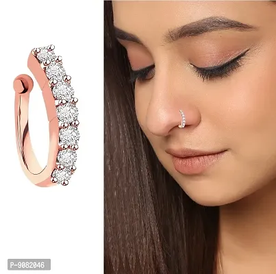 Buy Excellentcrafts Nose Ring Base for Making Nose Rings/Nath Haldi  Jewellelry Mehendi Baby Shower Engagement Non-Piercing Type (Pack of 5  Pairs) (50mm) at Amazon.in