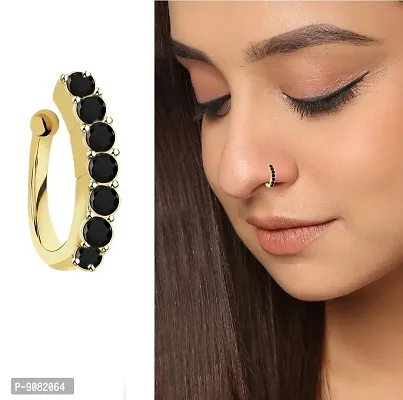 Diamond Style Gold Nose Stud | Diamond Nose Jewelry | Nose Studs – Rock  Your Nose Jewelry Inc.
