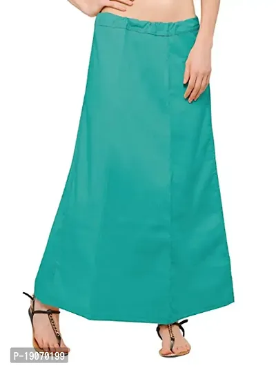 Buy GirlsNCurls Womens Cotton Petticoat Sari Underskirt Saree Petticoat  Long Bottom Skirt Underwear Innerwear Dress Sari (Green) Online In India At  Discounted Prices