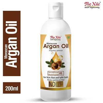 The Nile Moroccan Argan Oil 200 Ml X 2(combo Of 2 Bottle)(400 Ml)
