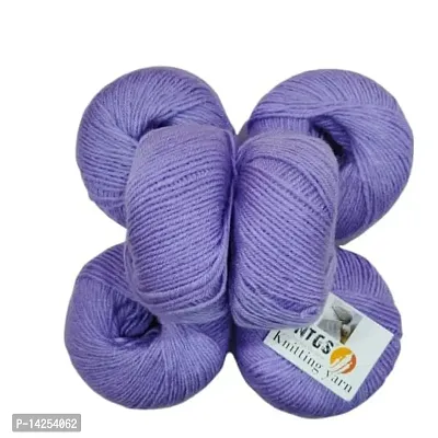 Ntgs Baby Soft 100% Acrylic Wool (Iras) (10 Pc) 4 Ply Wool Ball Hand Knitting Wool Art Craft Soft Fingering Crochet Hook Yarn, Needle Knitting Yarn Thread Dyed Shade No-17