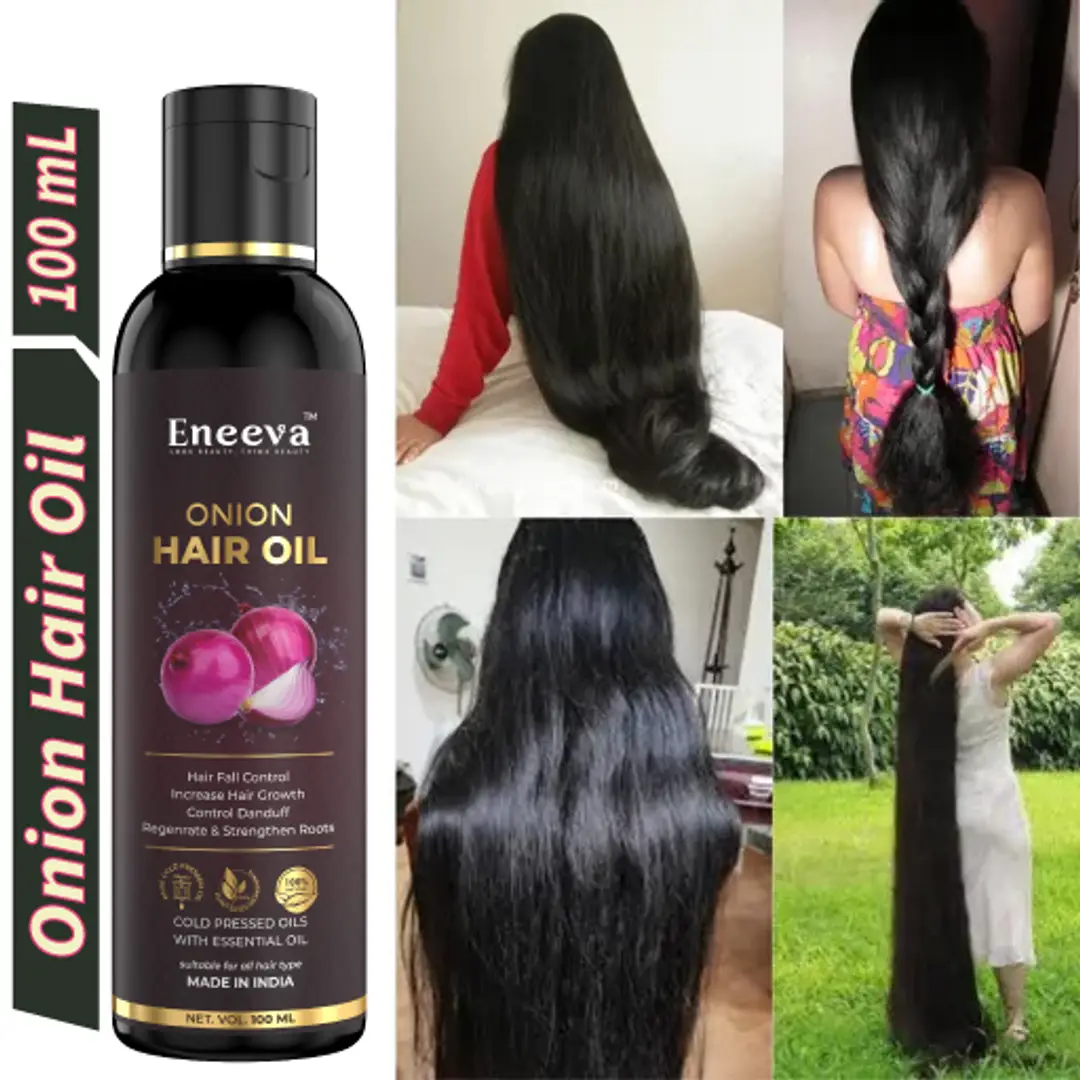 Eneeva Onion oil For Hair Fall Control, Hair Growth Hair Regrowth- Best  Formula For Hair Fall