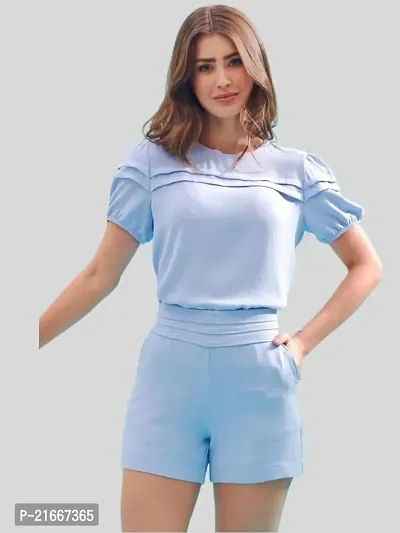 Buy Elendra Girls Top and Shorts Pants Regular Fit Night Suit Notched  Collar Less Top and Shorts Set Girls Night Suite Online In India At  Discounted Prices