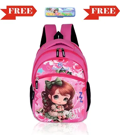 Kids School Bag Soft Plush Backpacks Cartoon Boys Girls Baby 2 5 Years Pack of 4