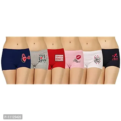 Buy blacktail Women's Cotton Boyshort Panties (Pack of 6; 95 cm,  Multicolor) Online In India At Discounted Prices