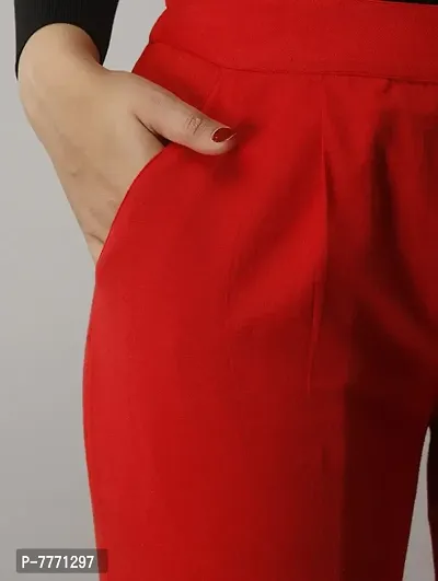 COLLUSION super high waisted wide leg tailored trousers in red | ASOS