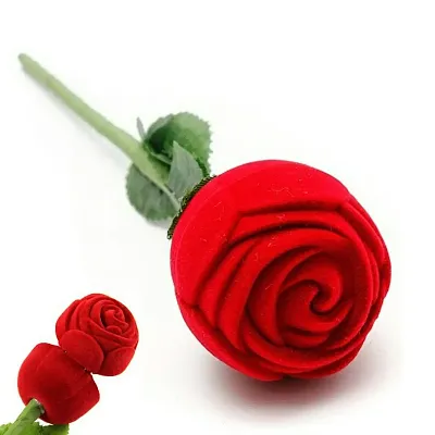 Buy Beautiful Plastic Red Rose Ring Box For Love (Anniversary) For Unisex  Online at Low Prices in India - Paytmmall.com