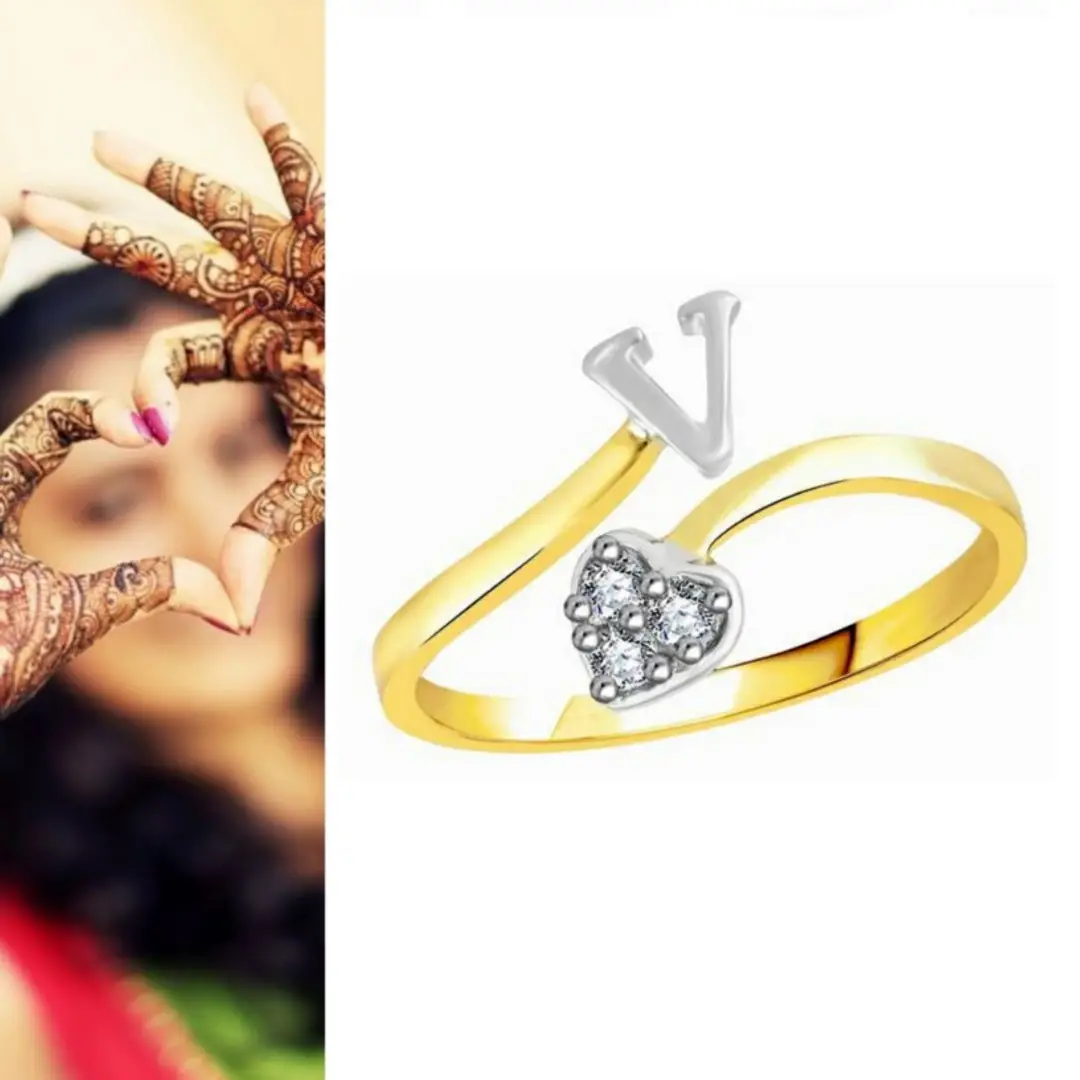 Valentian Nu Designer Self Defence Ring With V Letter And Adjustable Pearl  Design Original Quality Brass Material From Bracelet_xz002, $7.29 |  DHgate.Com