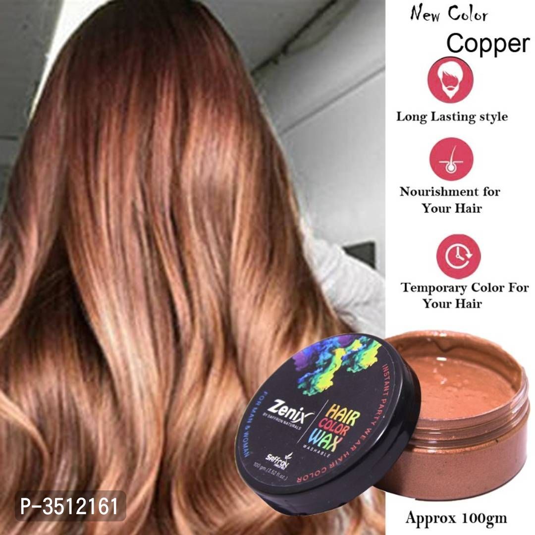 Copper Hair Color Wax Temporary Hair Color Wax Hair Styling Color