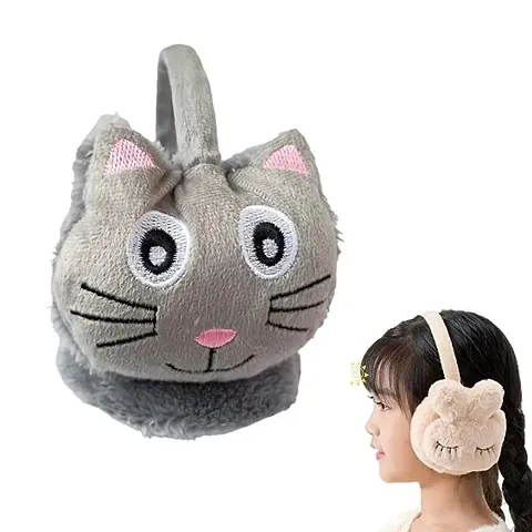 Neellohit Ear Muffs Warmer for Kids Girls and Women Winter Ear Warmers Soft  Warm Cable Knit Furry Fleece Earmuffs Pack of 1