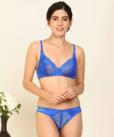 Buy RTX Women?s Cotton 1 Bras, 1 Panty Set, Sexy Lingerie for