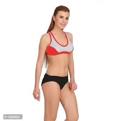 Buy Red Black Bra Panty Set Pack of 2 Online In India At Discounted Prices