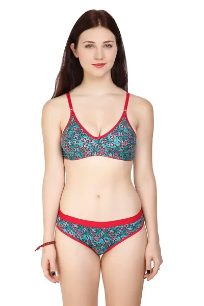 Buy GenericCathect Full Floral Net Bra Panty Set/Lingerie Set Full  Coverage/Wirefree/Without Padded Online at desertcartKUWAIT