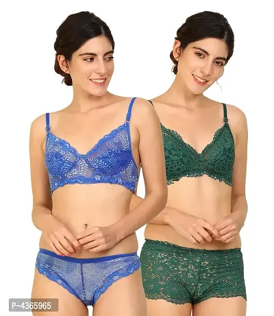Letter Printed Bra Panty Set With Removable Bra Pads, Lingerie, Bra and  Panty Sets Free Delivery India.