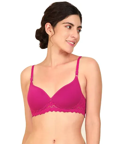 Pooja Ragenee Womens Full Coverage Non Padded Mould Cotton Bra