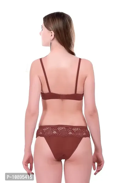 Buy Beach Curve Women Cotton Bra Panty Set for Lingerie Set ( Pack