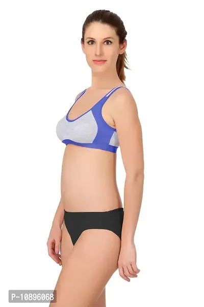 Buy Beach Curve-Women's Cotton Gym Sports Bra Panty Set for Women Lingerie  Set Sexy Honeymoon Undergarments (Color : Multi)(Pack of 6) Online In India  At Discounted Prices